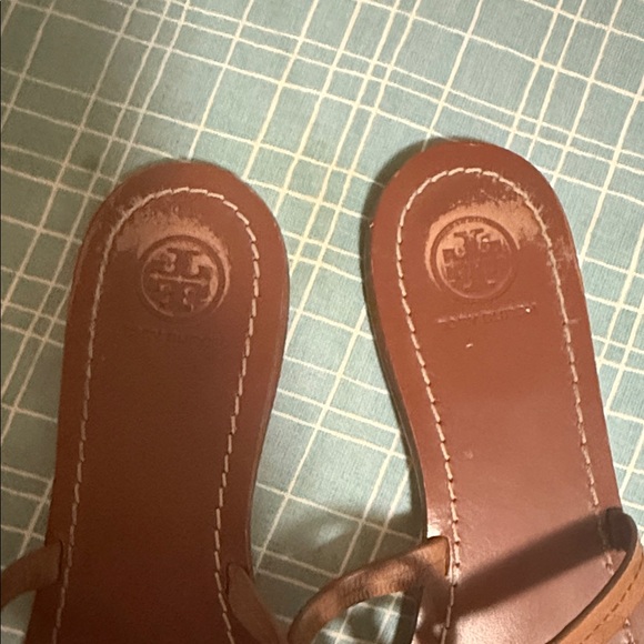 Tory Burch Tan Leather Sandals - Picture 2 of 4